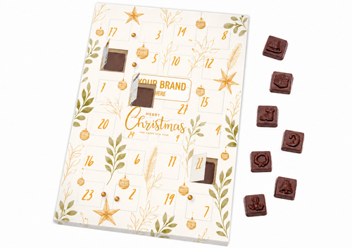 Karácsonyi adventi csokoládénaptár – 24 db  
