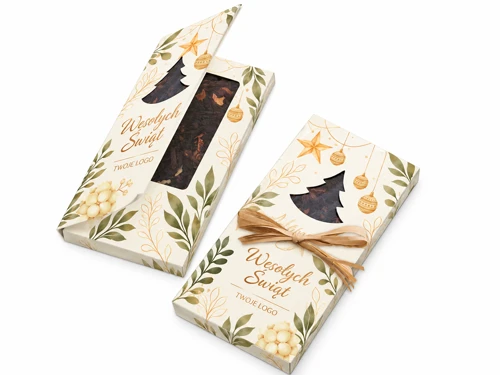 Karácsonyi fűszeres tea egyedi díszdobozban  