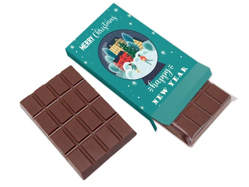 Táblás reklámcsoki dobozban - 50 g  