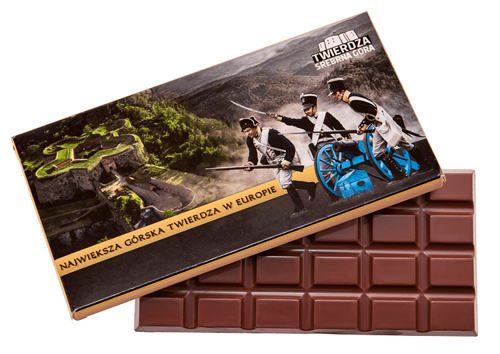 Táblás reklámcsokoládé dobozban - 100 g  