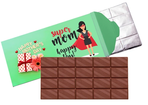 Táblás reklámcsokoládé dobozban - 110 g  