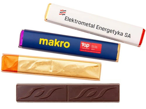Töltött kis reklámcsokoládé 18g  